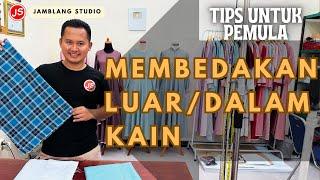 Tips Bagaimana Membedakan Sisi Dalam & Luar Kain Jamblang Studio #beli_pola_sekarang_wa_089662106311