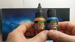 Painting a Space Galaxy & Basic Airbrush control... 