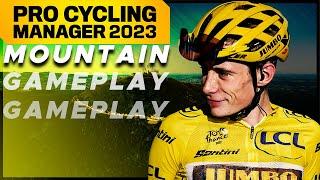 Pro Cycling Manager 2023 : MOUNTAIN GAMEPLAY // Col de la Loze ft. Jonas Vingegaard