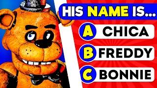 Test Your Five Nights At Freddy's Knowledge!  | FNAF Quiz 