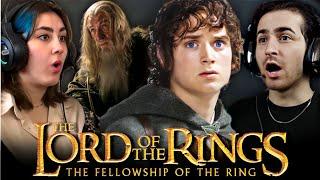 Watching *THE LORD OF THE RINGS: The fellowship of the ring* with my girlfriend !!