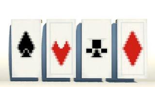 Minecraft : Play Card Aces Banner Design Tutorial | TadCreeper