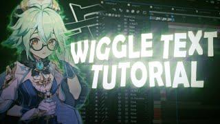 After Effect AMV Tutorial - Wiggle Text #4