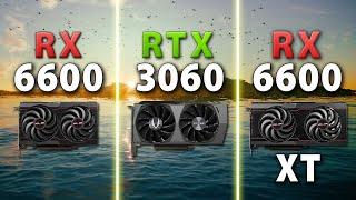 RX 6600 vs RTX 3060 vs RX 6600 XT // Test in 9 Games