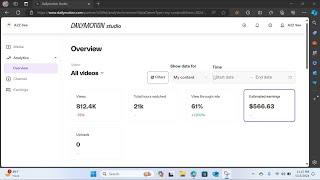 I Made $500 On Dailymotion In ONE WEEK (You Can Too!)