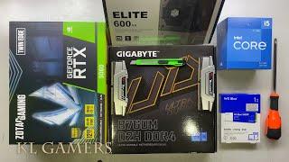 intel Core i5 12400 GIGABYTE B760M D2H DDR4 G SKILL RIPJAWS V ZOTAC RTX3060 Gaming PC Build