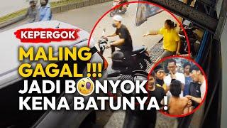 KEPERGOK ‼️ MALING MOTOR APES KENA TANGKAP WARGA | Rekaman CCTV