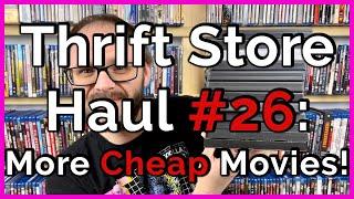 Thrift Store Haul #26 | I Found More Cheap DVDs at the Thrift Store!