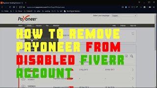 how to remove funding source from payoneer | Change or Remove Payoneer from Fiverr 2020