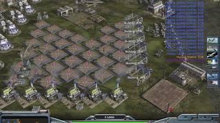 USA Laser - Command & Conquer Generals Zero Hour - 1 vs 7 HARD Gameplay