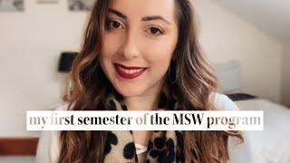 First Semester in a Master of Social Work Program