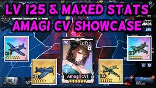 Lv 125 & Maxed Stats Amagi (CV) Showcase | Azur Lane