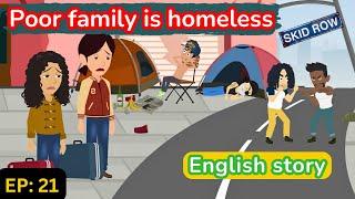 Poor family Episode 21 | English Story | English Conversation | Learn English with Kevin