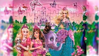 Барби - пазл для детей | Barbie - puzzle for children | развивающие игры