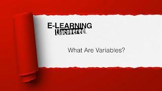 Articulate Storyline: What Are Variables?