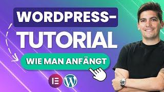 WordPress Website Erstellen -2024- Schritt für Schritt für Anfänger | (Deutsch|German)