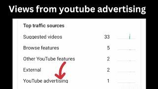 views from youtube advertising/ what is youtube advertising traffic source / views on youtube video