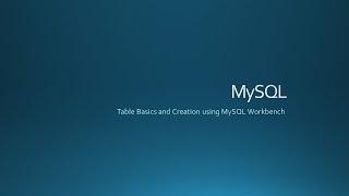 MySQL Workbench Create a table and Insert records