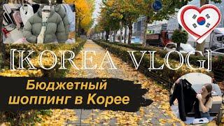 [Korea vlog] Где купить дешевую одежду в Корее?!/ Бюджетный шоппинг на рынке в Сеуле/ Корея 2022