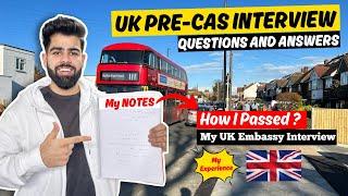 How I Passed UK Pre-CAS Interview | Questions & Answers for UK Credibility/Pre-CAS Interview 2024