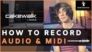 Cakewalk Tutorial | Bandlab | How To Record (Beginner)
