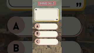 Bible Quiz, can you get 5/5? q10 #biblegames #biblequiz #quizchallenge #challenge #shorts