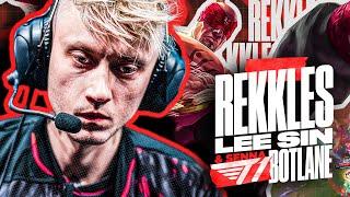 REKKLES SENNA LEE SIN BOT? - T1 ACADEMY VS NS - CAEDREL