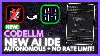 CodeLLM IDE: NEW Autonomous AI Editor - Cursor + Windsurf Alternative! (Route Any LLM NO LIMIT!)