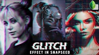 Glitch photo editing | glitch effect | photo glitch effect in snapseed