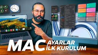 Yeni iMac | Macbook Pro İlk Kurulum +Uygulamalar, Ayarlar ve İpuçları