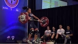 A'Leah Ross (53) - 64kg Snatch / 80kg Clean and Jerk @ 2015 American Open