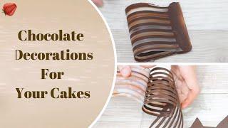 Learn how to make amazing chocolate decorations for your cakes, cupcakes & desserts.