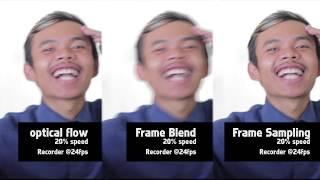 [Comparison] Optical Flow vs Frame Blend Vs Frame Sampling - New Feature in Adobe Premiere Pro