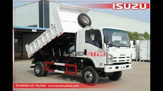 Japan 6 wheel 4x4 mini Tipper ISUZU dump truck for sand stone