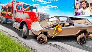 ACCIDENTES EXTREMOS EN LA AUTOPISTA  | BeamNG Drive