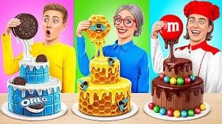 Me vs Grandma Cake Decorating Challenge | Funny Moments by Multi DO Smile