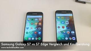 Samsung Galaxy S7 vs S7 Edge Vergleich und Kaufberatung