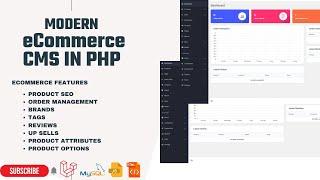  Build a Complete Modern E-commerce CMS in PHP – Download!