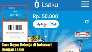 Cara Bayar Belanja di Indomart dengan aplikasi i.saku