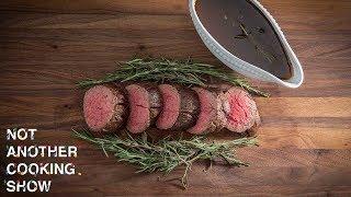 how to make REVERSE SEARED CHATEAUBRIAND with PORT WINE REDUCTION SAUCE