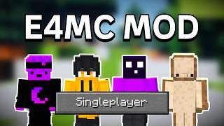 Host a Singleplayer Minecraft World & Play With Friends Using E4MC