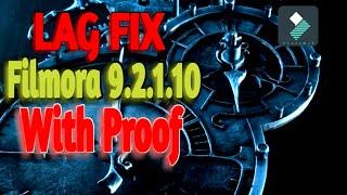 FILMORA | LAG FIX SETTING |  FILMORA 9