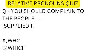 Relative Pronouns Exercise[7]| Relative Pronoun|English Grammar