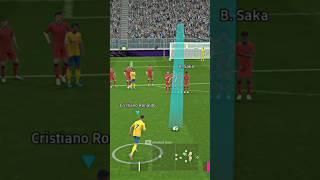 Accurate Knuckle shot Tutorial  | pes #efootball #efootball2024 #pes2021 #shorts #viral