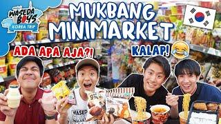 MUKBANG MAKANAN MINIMARKET KOREA! SAMPAI KALAP  | KOREA TRIP #2