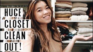 HUGE CLOSET CLEAN OUT | organizing & declutter // by CHLOE WEN