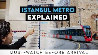  Istanbul Public Transport Guide & Map Explained - Metro Routes, Taksim to Sultan Ahmet & More