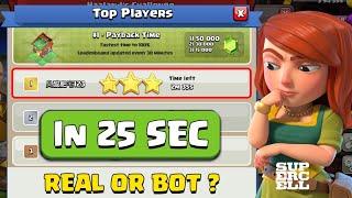 Haaland Payback Time Challenge 3 Star in 25 Seconds How ? (Clash Of Clans)