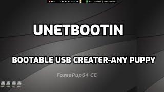 unetbootin - create bootable usb installer for any puppylinux