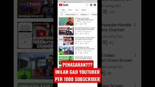 Berapa Gaji Youtuber Pemula 1000 Subscriber???